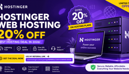 Hostinger Web Hosting 20% Off