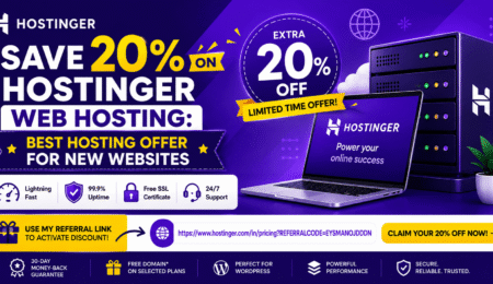 Save 20% on Hostinger Web Hosting Best Hosting Offer for New Websites