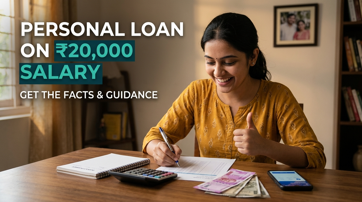 Personal Loan on ₹20,000 Salary – Eligibility & Apply Online