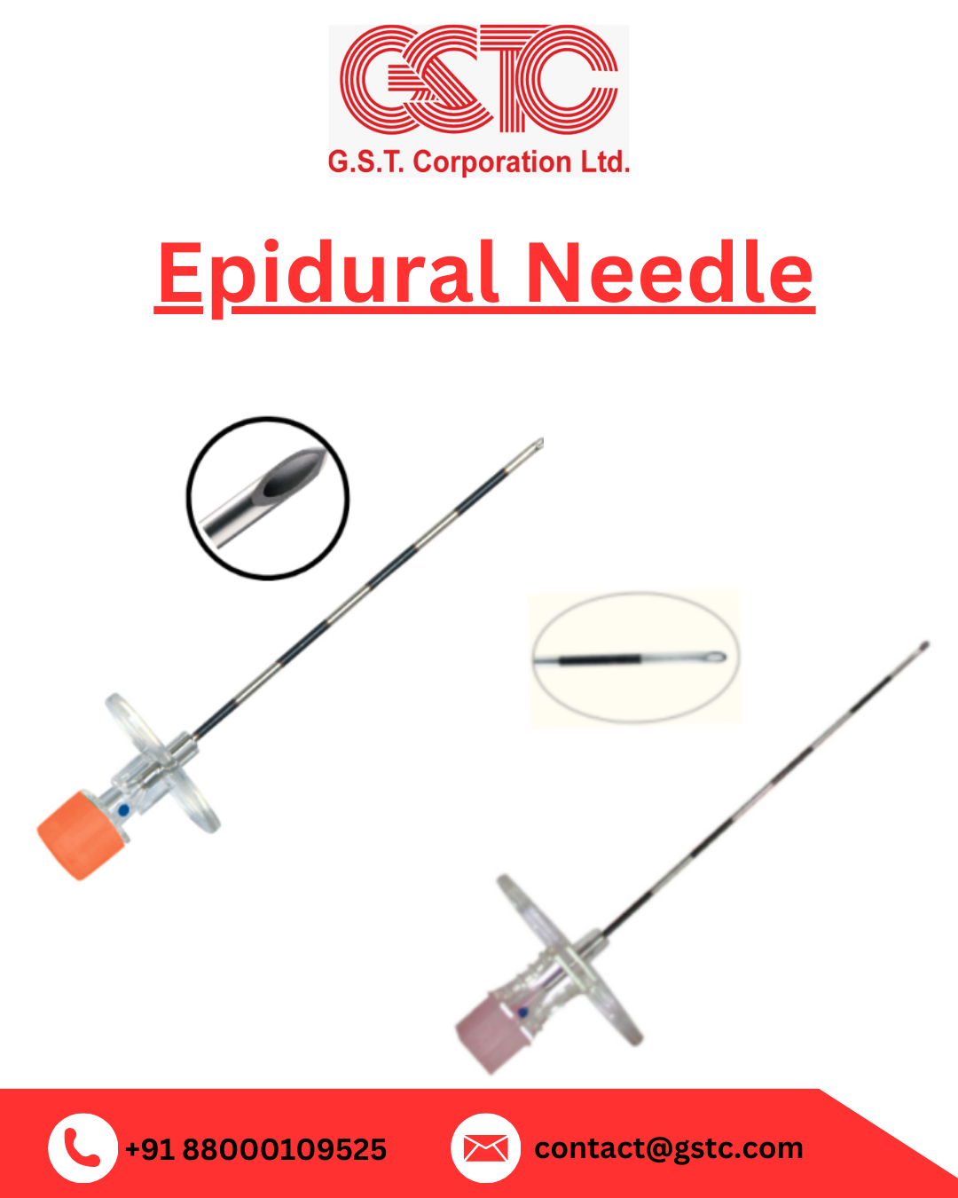 High-Quality Epidural Needle Manufacturer & Exporter in India